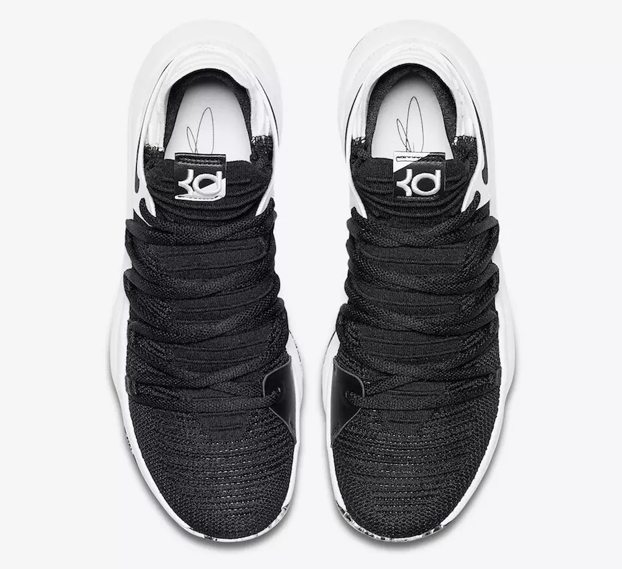 تاریخ انتشار Nike KD 10 Black White 897815-008