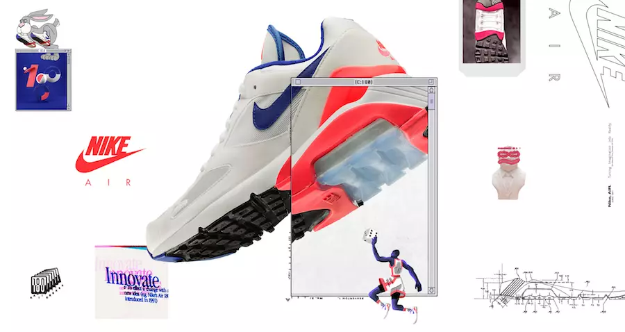 Nike Air Max 180 OG Ultramarine 615287-100 מעלדונג טאָג