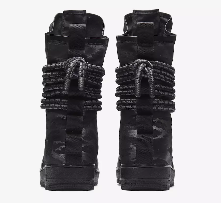 Nike SF-AF1 Жоғары қара қара сұр түсті шығарылған күні