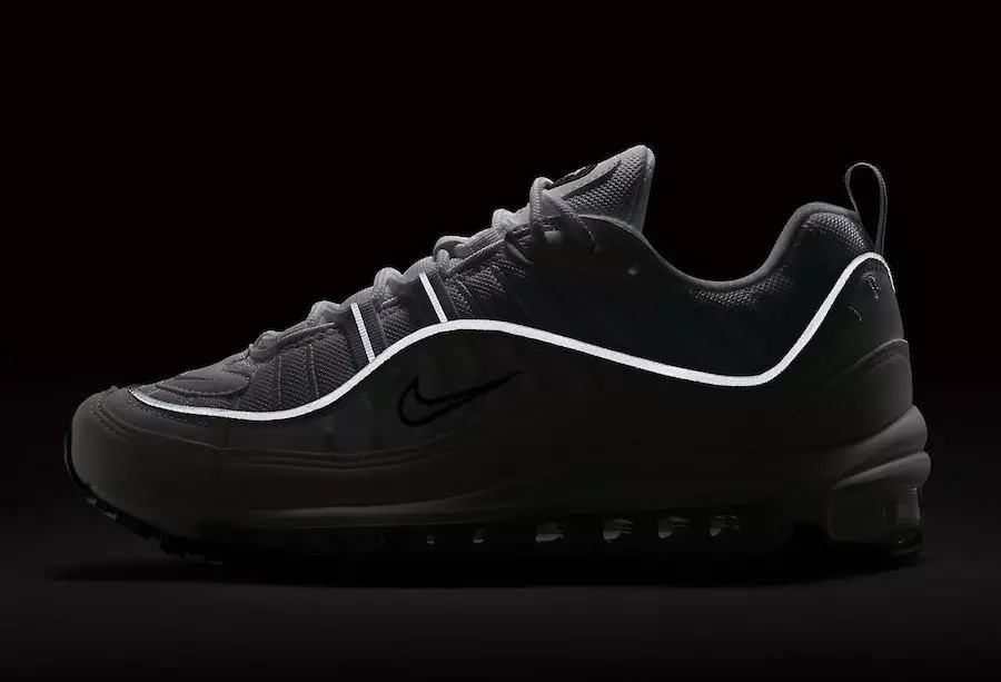 Nike Air Max 98 hvid reflekterende sølv AH6799-103