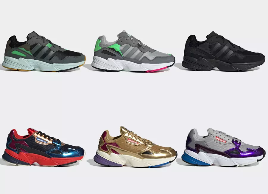 Adidas revela novas cores do Yung-96 e Falcon para dezembro