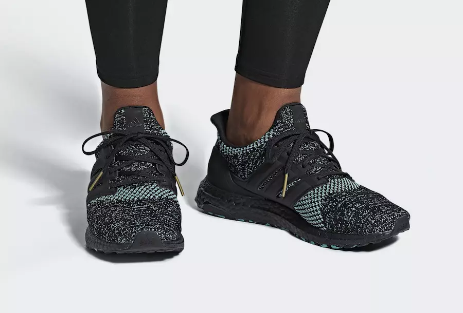 Adidas Ultra Boost Core Preto True Green EE3733 Data de lançamento