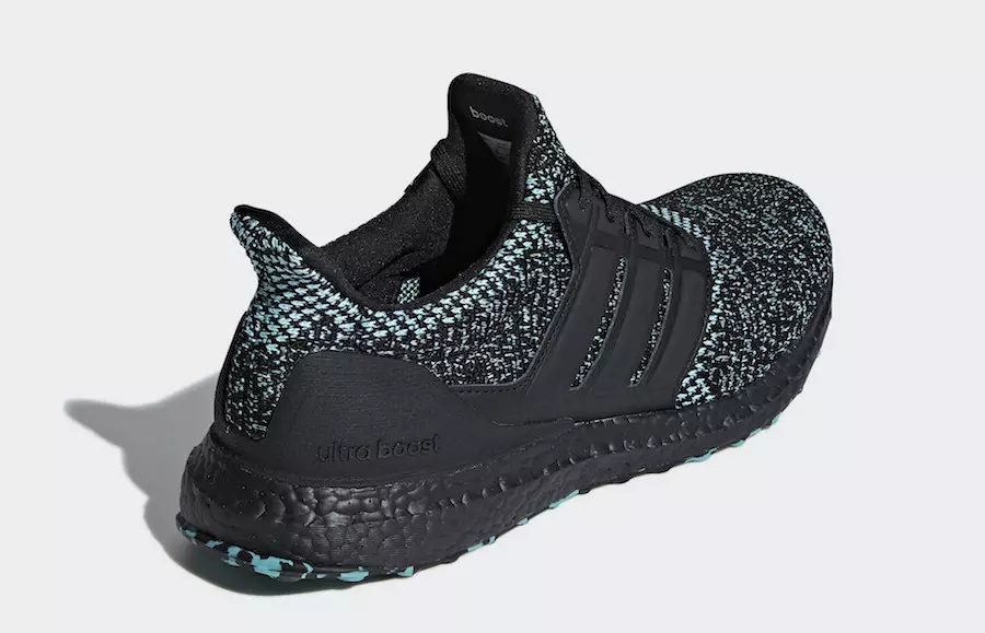 Adidas Ultra Boost Core Preto True Green EE3733 Data de lançamento