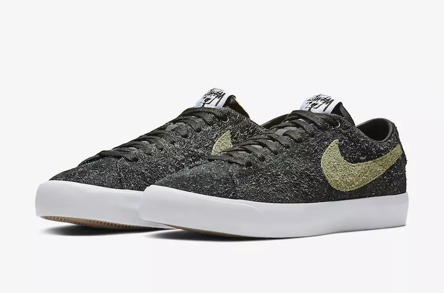 Stussy Nike SB Blazer Chini ya BQ6449-001 Tarehe ya Kutolewa