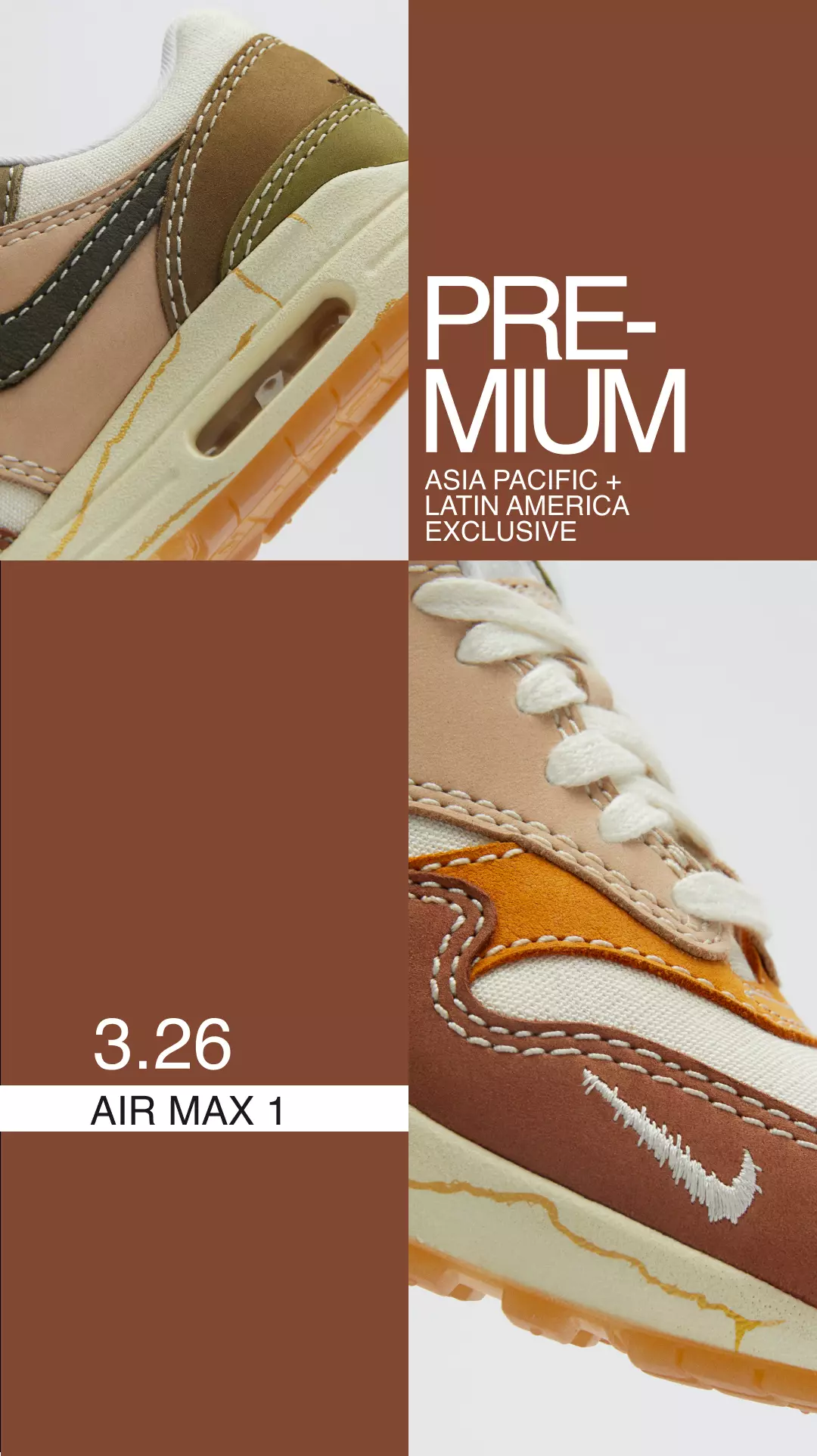 Nike Air Max 1 Premium Wabi-Sabi DQ8656-133 Udgivelsesdato