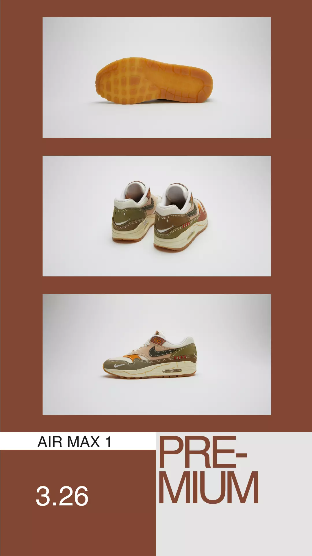 Nike Air Max 1 Premium Wabi-Sabi DQ8656-133 Дата выпуска