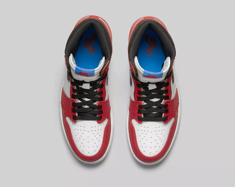 Spider-Man Air Jordan 1 Гарал үүслийн түүх Spider-Verse 555088-602 Гарсан огноо