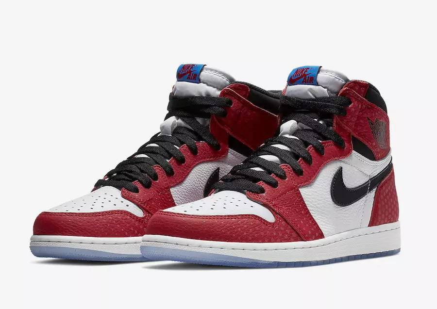 Air Jordan 1 Origin Story Spider-Verse 555088-602 Megjelenés dátuma Ár