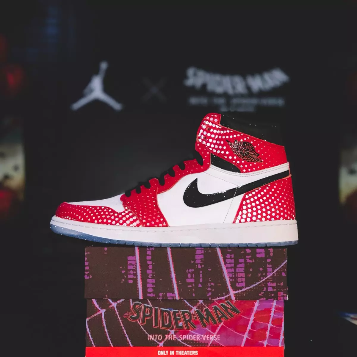 Air Jordan 1 Origin Story Spider-Verse 555088-602 Թողարկման ամսաթիվ