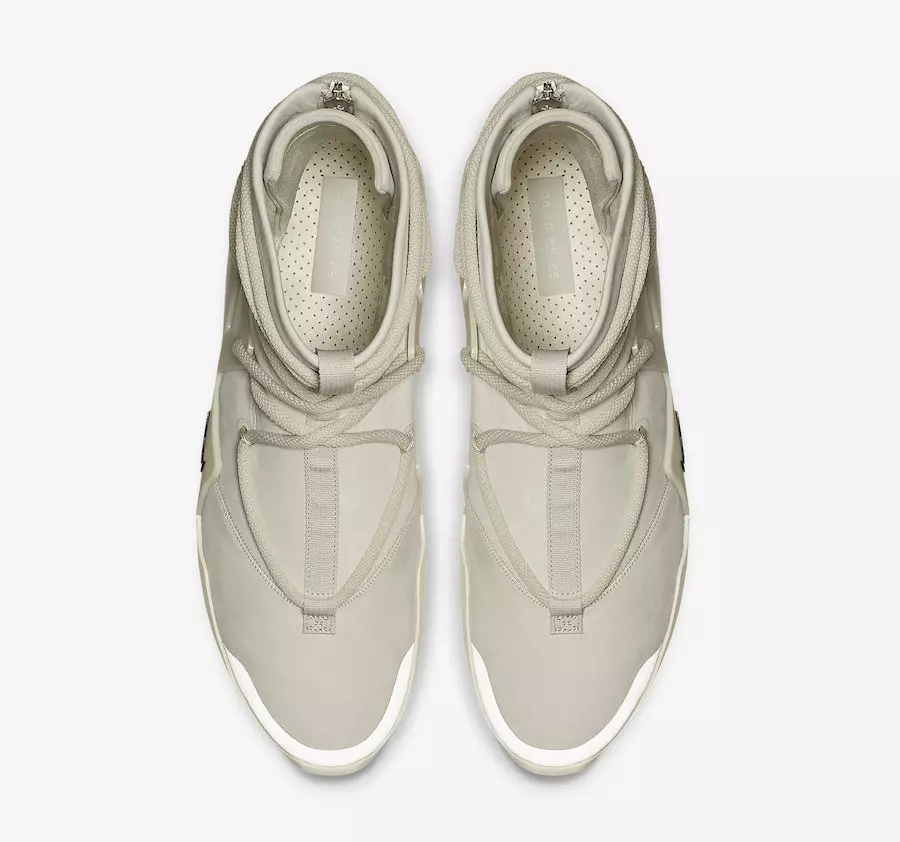 Nike Air Fear of God 1 Light Bone AR4237-002 Data tar-Rilaxx