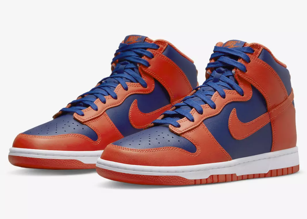 Nike Dunk High Oransje Blå DD1399-800 Utgivelsesdato