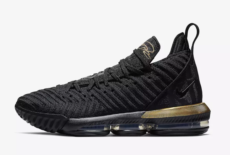 Nike LeBron 16 Im King Black Gold BQ5970-007 Թողարկման ամսաթիվ