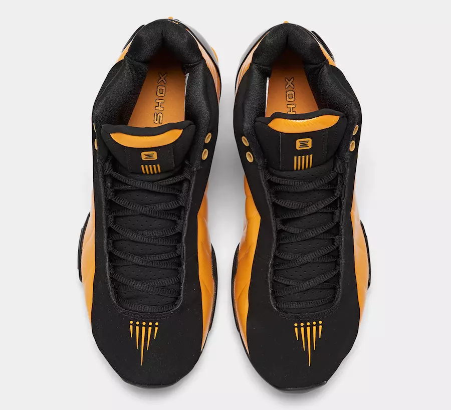 Nike Shox BB4 Black University Gold AT7843-002 Թողարկման ամսաթիվ