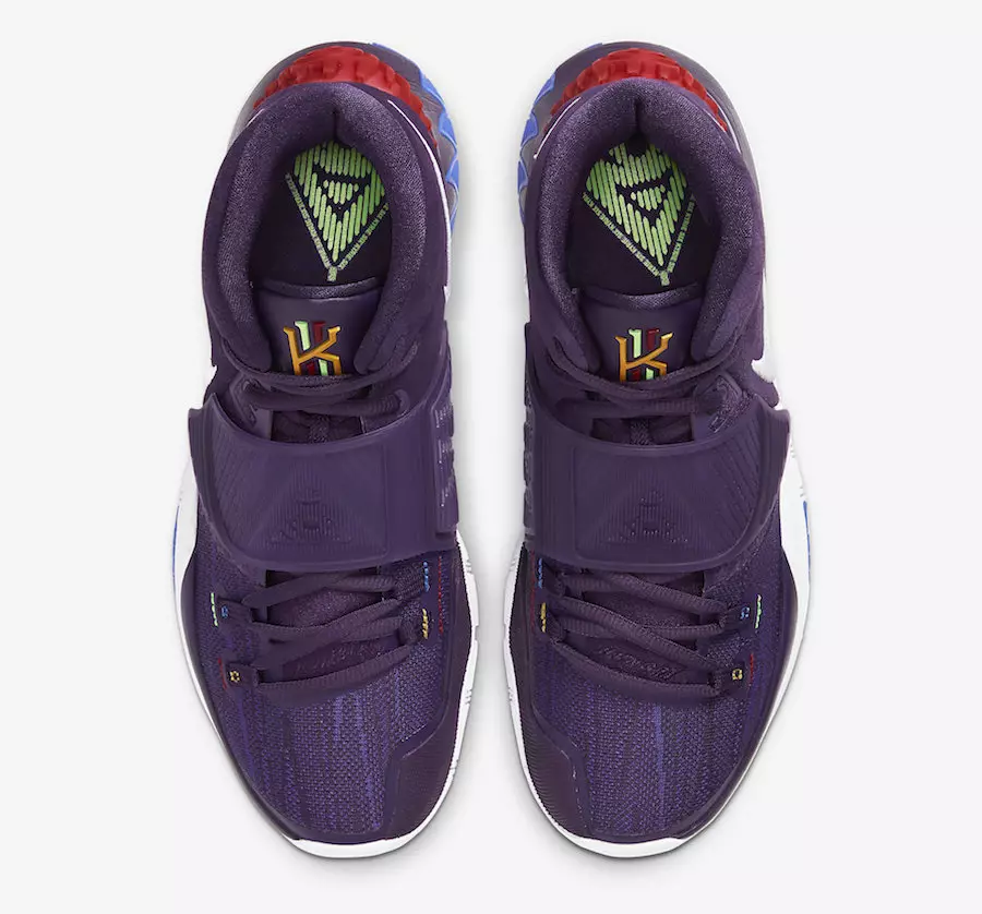 Nike Kyrie 6 Grand Purple BQ4630-500 Buraxılış Tarixi Qiymət