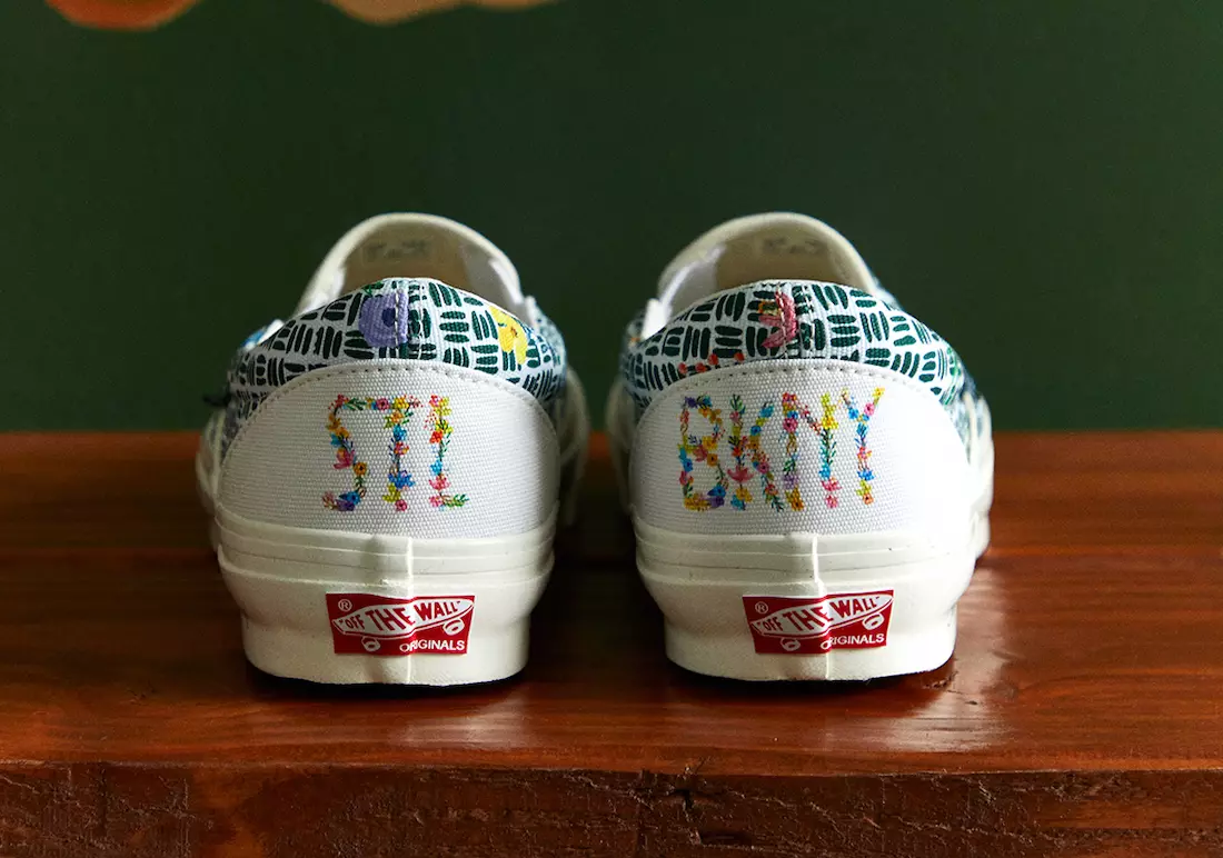 Brooklyn Blooms Kith Vault Oleh Vans Slip-On Tarikh Tayangan