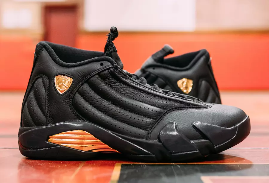 Air Jordan 14 DMP Finals Pack Black Gold