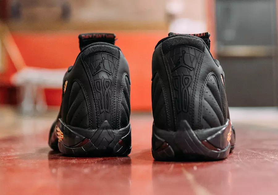 Air Jordan 14 DMP úrslitapakki Svartur gull