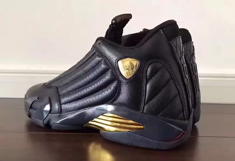 DMP Air Jordan 14 Hitam Emas Merah 487471-022