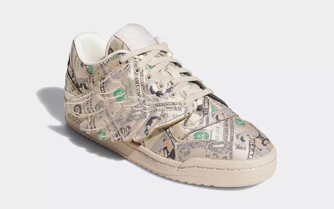 Jeremy Scott adidas Forum ya Low Wings Money GX6393 Tarehe ya Kutolewa