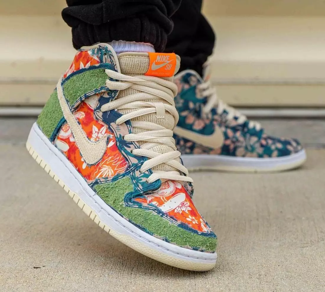 Nike SB Dunk High Hawaii Tear-Away CZ2232-300 Utgivelsesdato