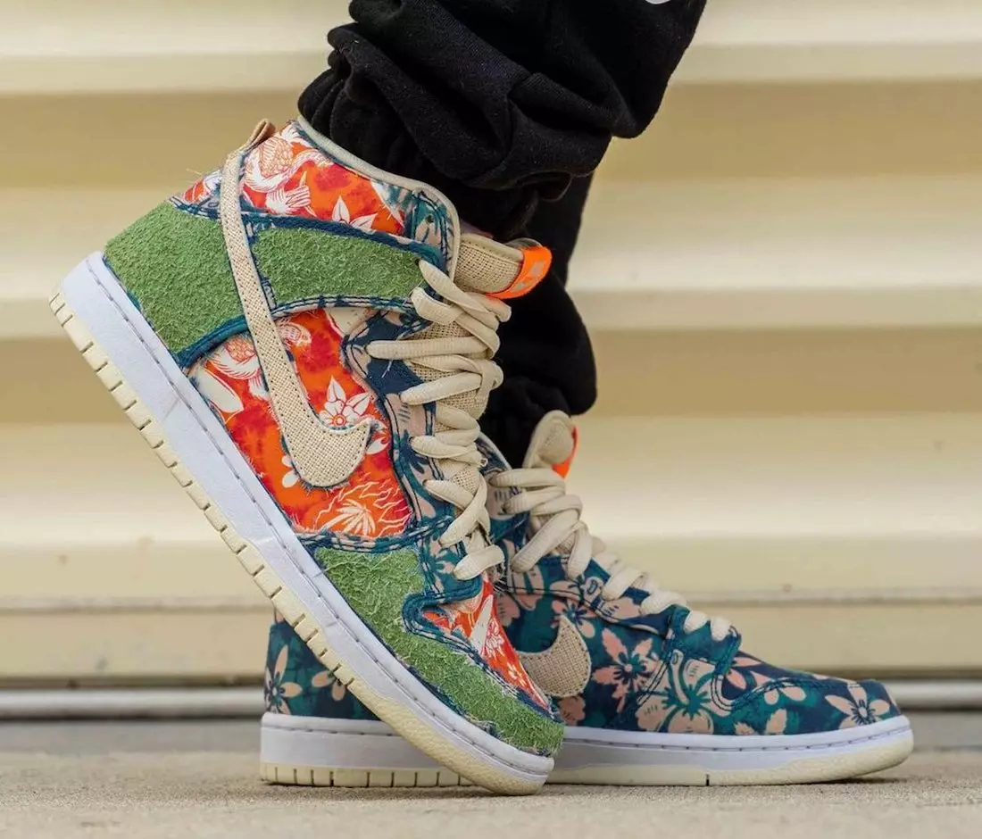 Nike SB Dunk High Hawaii Tear-Away CZ2232-300 Датум на издавање