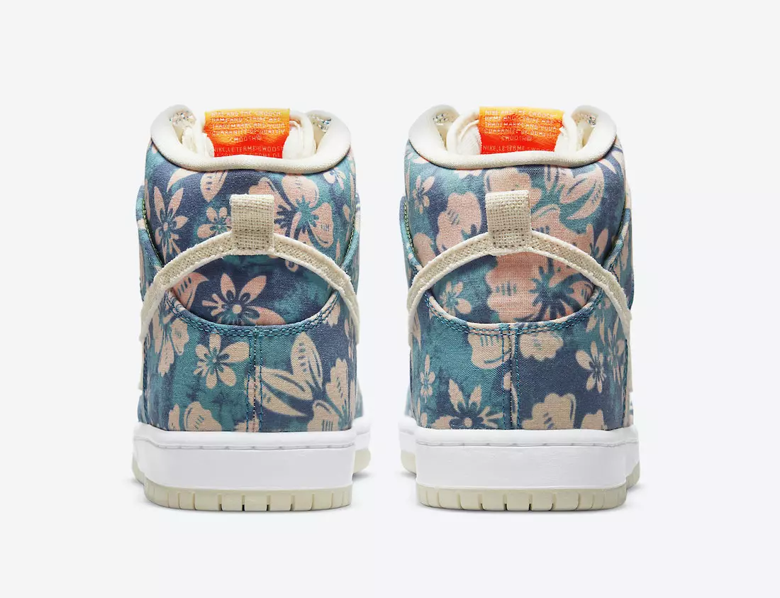 Nike SB Dunk High Hawaii Maui Wowie CZ2232-300 Data tar-Rilaxx