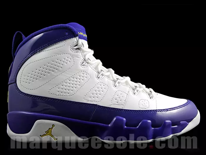 Air Jordan 9 Lakers Коби Брайант