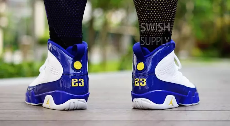 Air Jordan 9 Kobe Bryant Lakers ant kojų