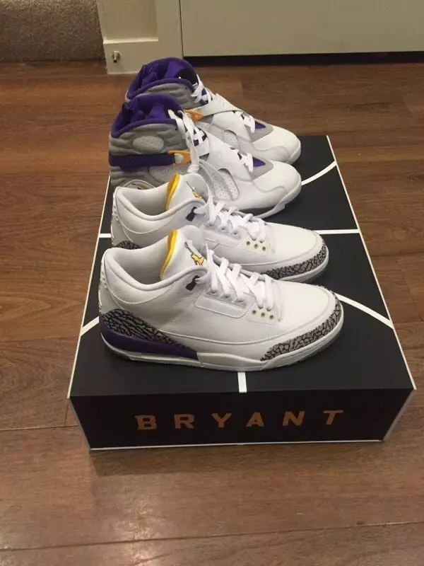 Air Jordan Kobe Bryant Beyaz PE Paket