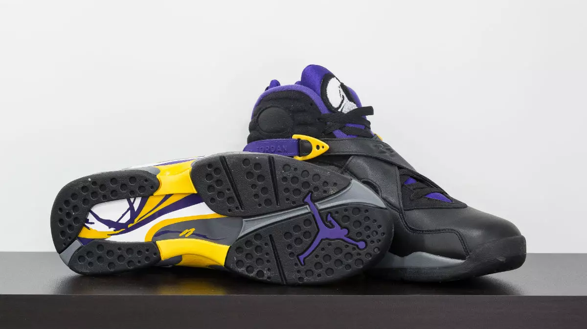 Aer Jordan 8 Kobe Lakers Black