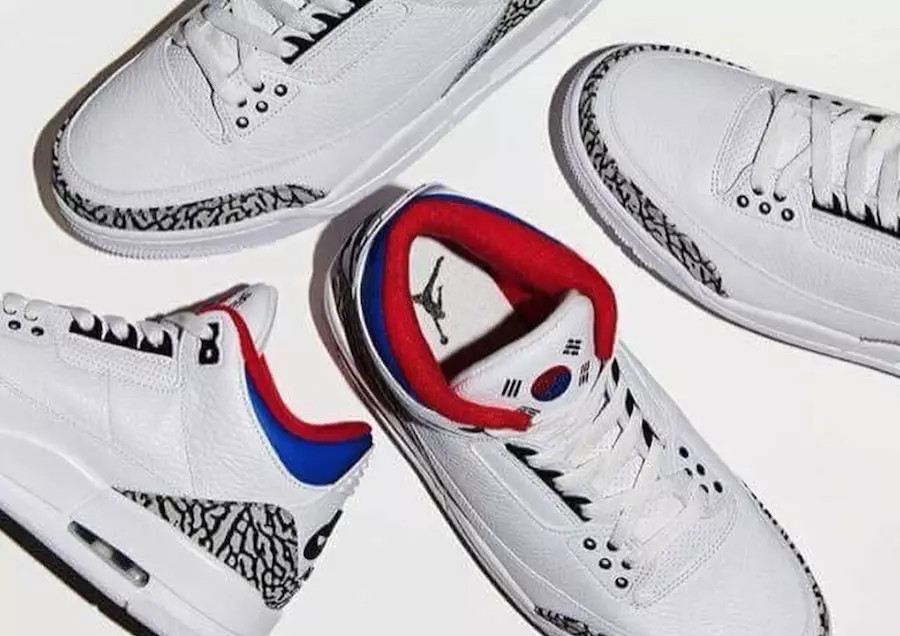 Биринчи көрүнүш: Air Jordan 3 "Korea"