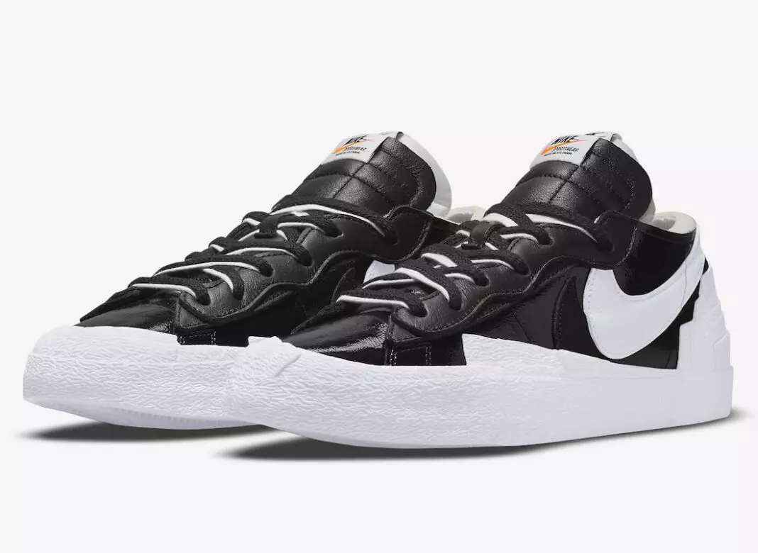 Sacai Nike Blazer Low Black Patent DM6443-001 Datum vydání