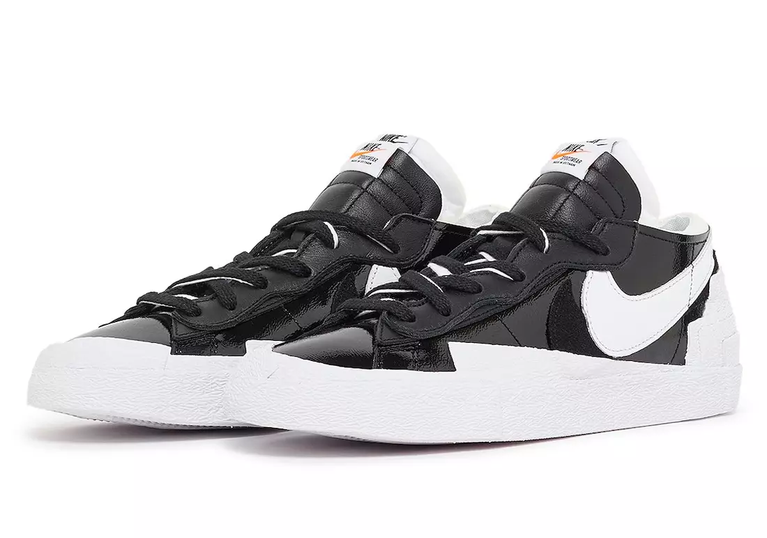 Sacai Nike Blazer Basso Nero Bianco DM6443-001 Data di rilascio