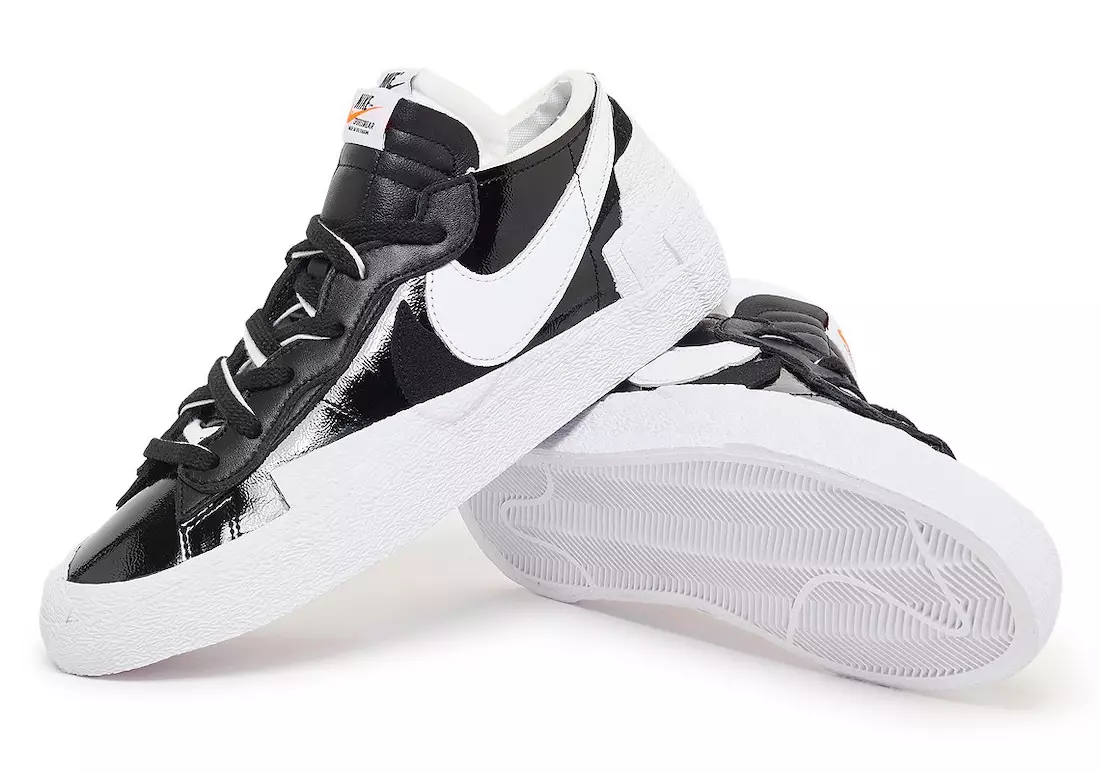 Sacai Nike Blazer Low Black White DM6443-001 Megjelenés dátuma