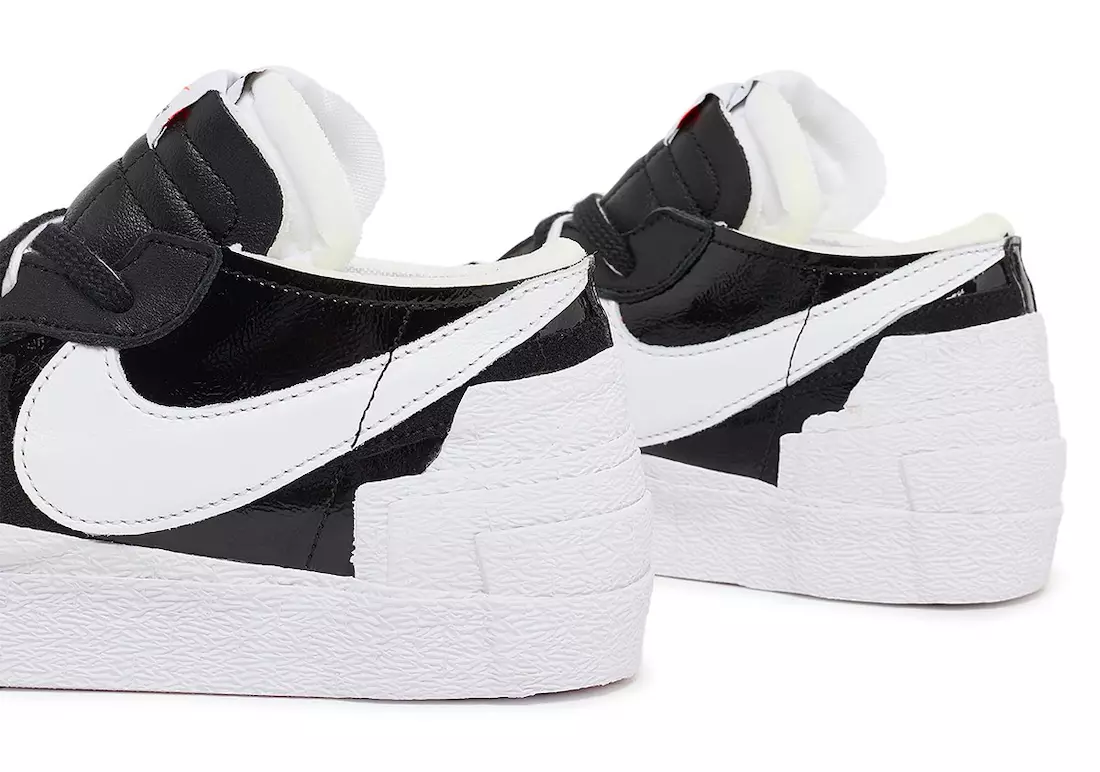 Sacai Nike Blazer Low Negras Blancas DM6443-001 Fecha de lanzamiento