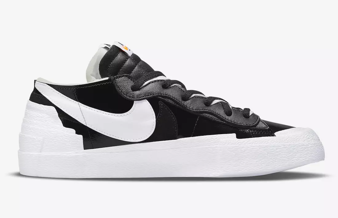 Sacai Nike Blazer Low Black Patent DM6443-001 Release Datum