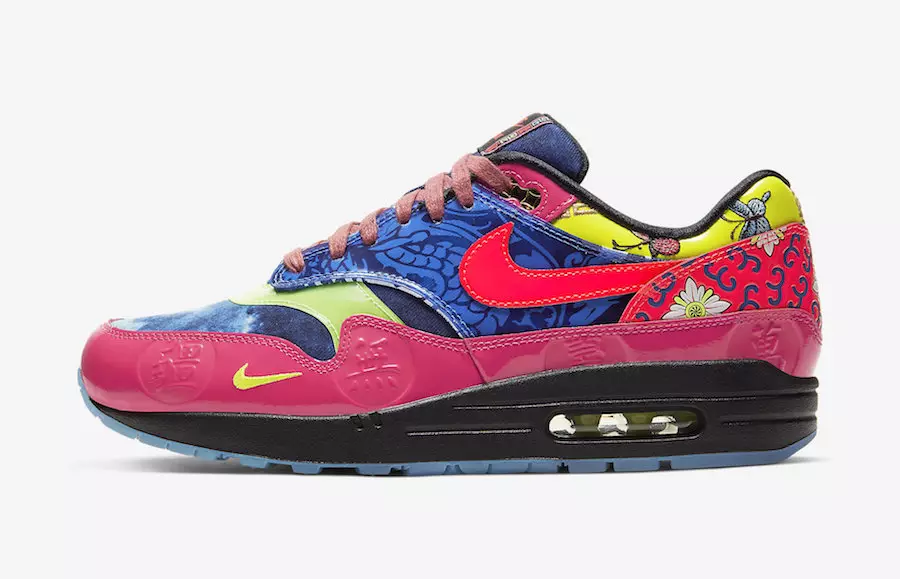 Nike Air Max 1 CNY Узак жашоо CU8861-460 Чыгарылган күнү баасы