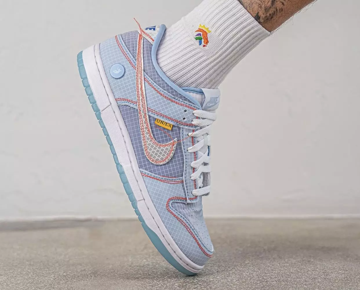 Union Nike Dunk Low DJ9649-400 Fecha de lanzamiento On-Feet