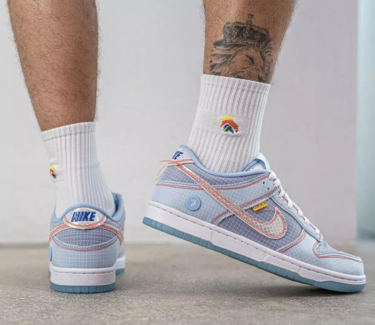 Union Nike Dunk Low DJ9649-400 Дата на издаване на крака