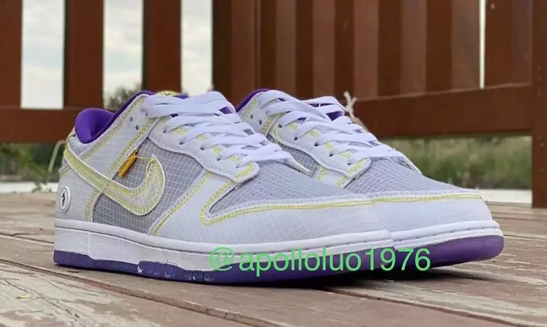 Датум на издавање на Union Nike Dunk Low Purple Yellow