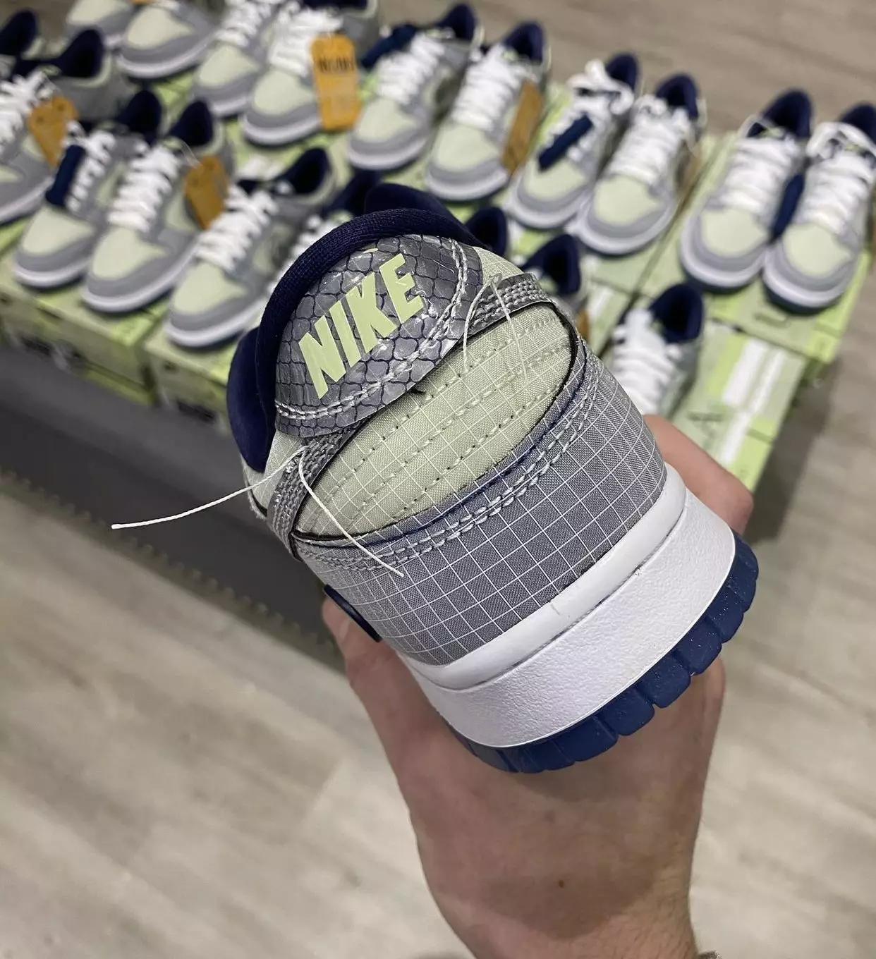 Union Nike Dunk төмен шығарылған күні өкшесі