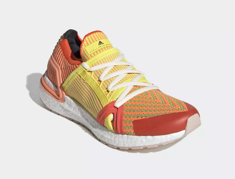 Stella McCartney adidas Ultra Boost 2020 Gníomhach Oráiste Lemon úr EF2211 Dáta Eisiúna