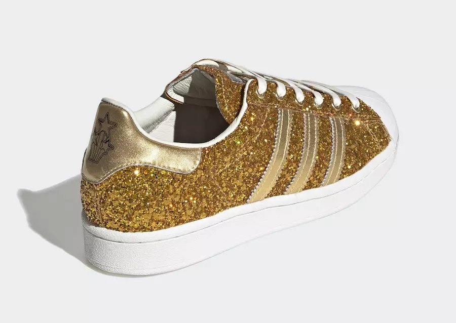 تاريخ إصدار أديداس Superstar Gold Metallic FW8168