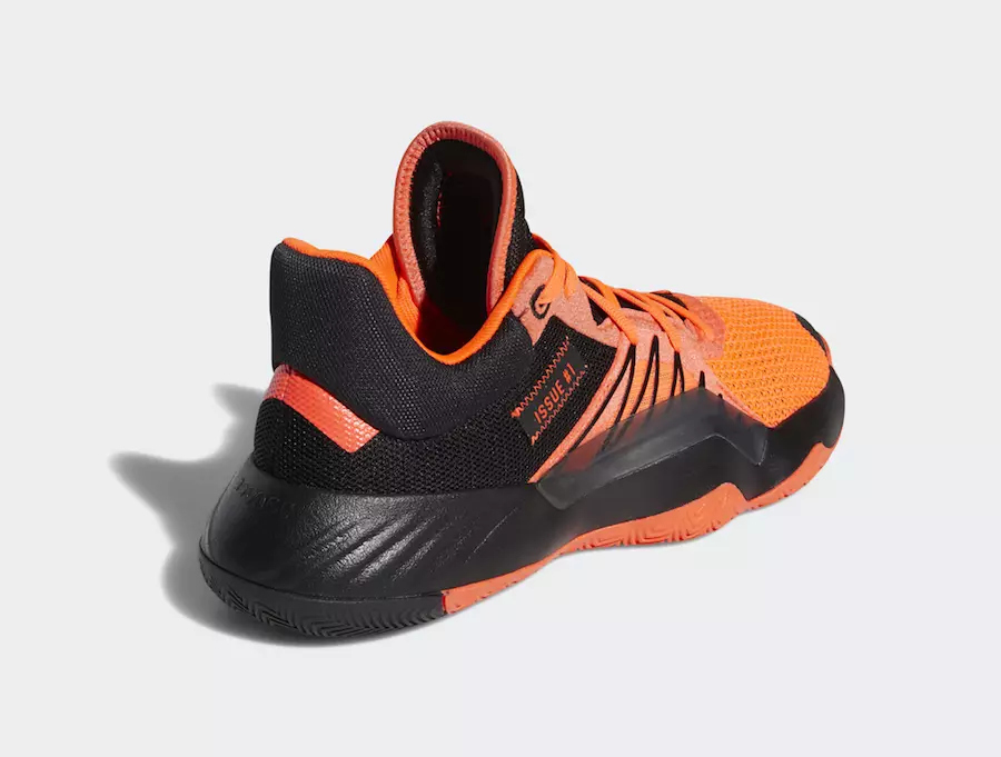 adidas DON Issue 1 Core Black Solar Red EH2133 Datum izdavanja