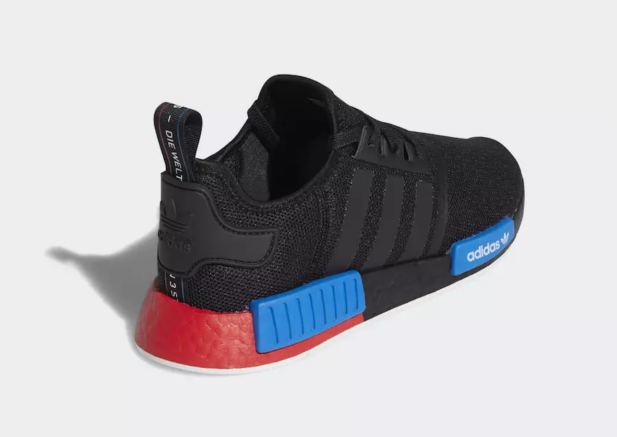 تاريخ إصدار adidas NMD R1 Core Black Lush Red FX4355