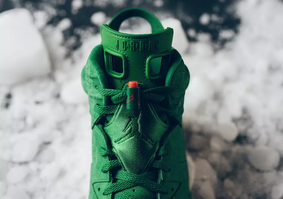 Air Jordan 6 Gatorade NRG zöld velúr, mint Mike