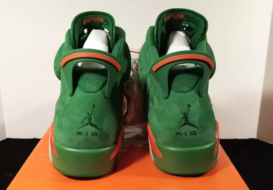 Air Jordan 6 Gatorade Pine Verd Taronja Blaze AJ5986-335