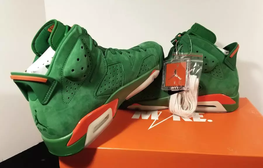 Air Jordan 6 Gatorade Pine Green Orange Blaze AJ5986-335