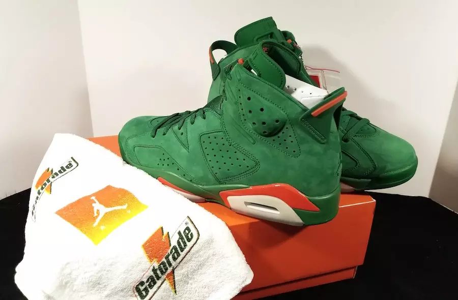 Air Jordan 6 Gatorade Şam Yaşıl Narıncı Blaze AJ5986-335