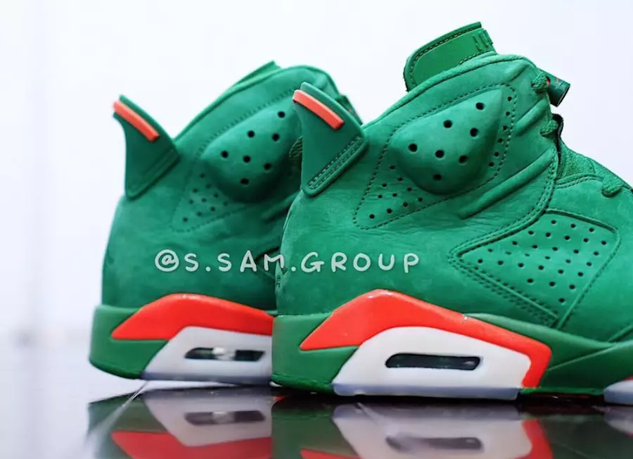 Џордан 6 Gatorade Green